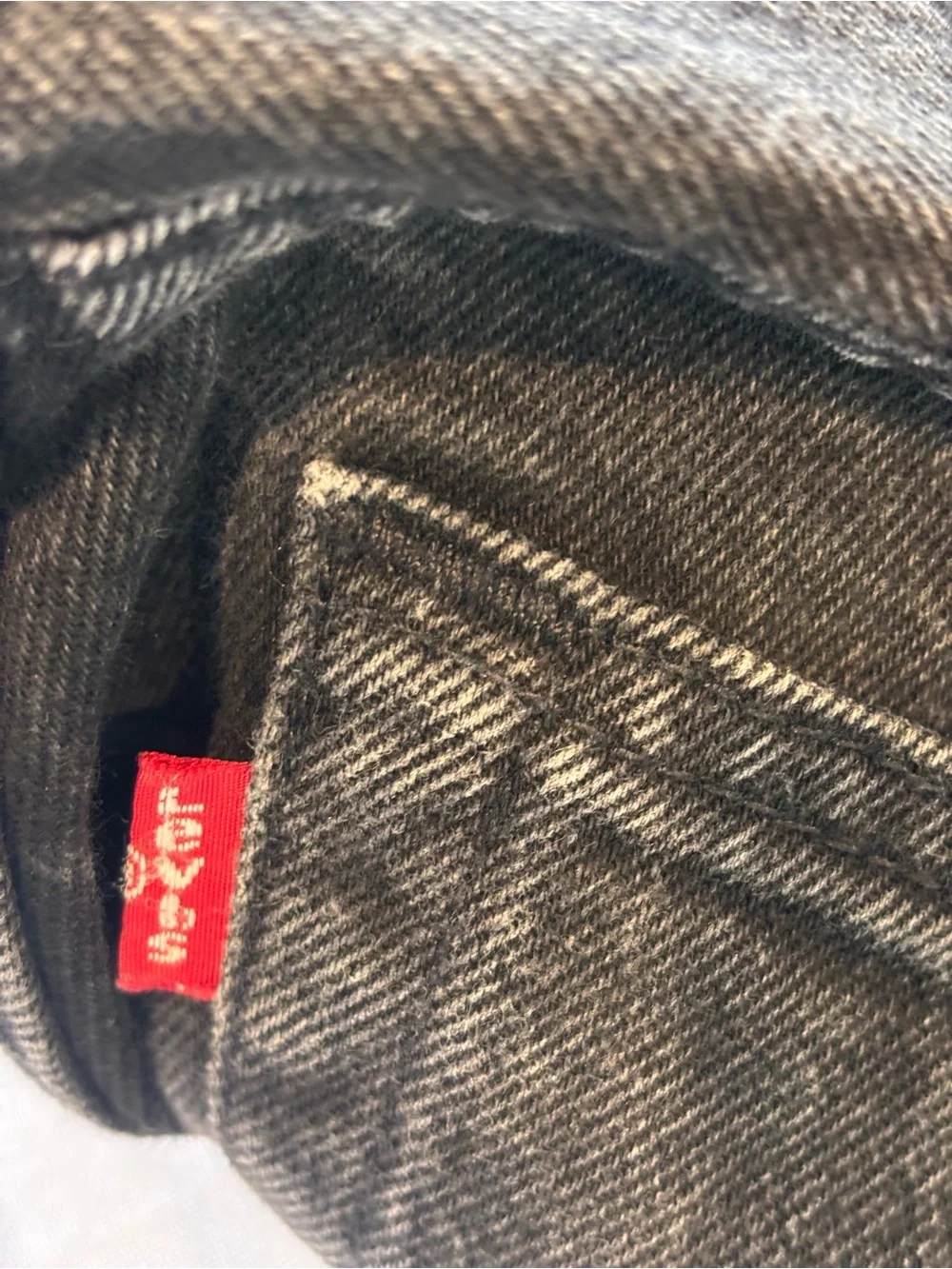 LEVI’S Men's Black 501 Relaxed Straight Jeans Size 30x32 EUC